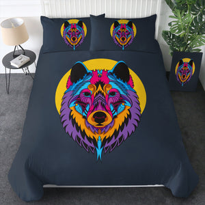 Colorful Wolf SWBJ3594 Bedding Set