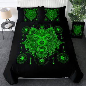 Neon Wolf Dreamcatcher SWBJ3603 Bedding Set