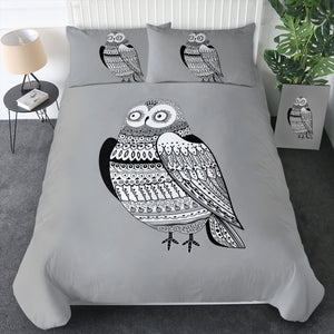 B&W Aztec Owl SWBJ3674 Bedding Set