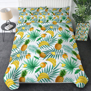 Tropical Pineapple & Bananas SWBJ3677 Bedding Set