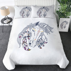 Female Dreamcatcher Horse Sketch  SWBJ3694 Bedding Set