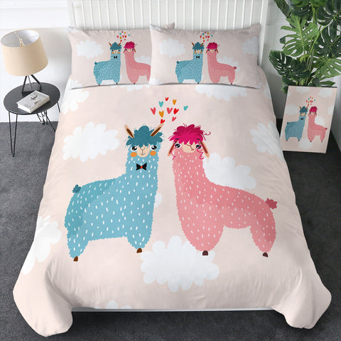 Cute In-Love Alpaca SWBJ3740 Bedding Set
