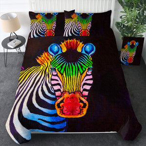 RGB Color Zebra SWBJ3761 Bedding Set