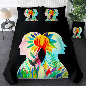 Colorful Leaves Reflect Human SWBJ3804 Bedding Set