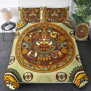 Vintage Ancient Aztec Zodiac SWBJ3867 Bedding Set