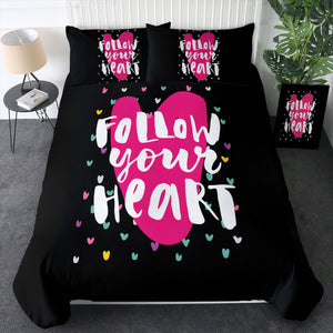 Colorful Follow Your Heart SWBJ3870 Bedding Set