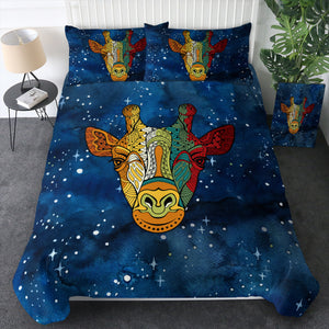Mandala Giraffe Galaxy Theme SWBJ4118 Bedding Set