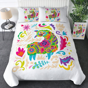 Colorful Mandala Cute Alapaca SWBJ4286 Bedding Set