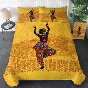 Dancing Egyptian Lady In Aztec Clothes SWBJ4426 Bedding Set