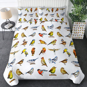 Colorful Bird Collection SWBJ4445 Bedding Set