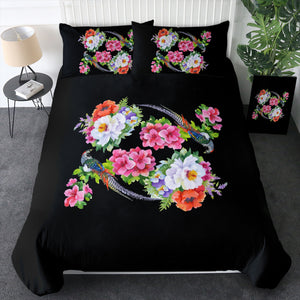 Twin Flowers & Birds SWBJ4449 Bedding Set