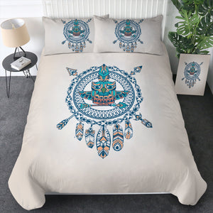 Vintage Aztec Dream Catcher Owl Logo SWBJ4451 Bedding Set