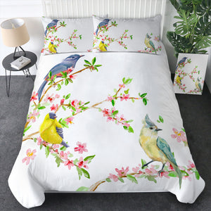 Birds On Blossom Branchs SWBJ4492 Bedding Set