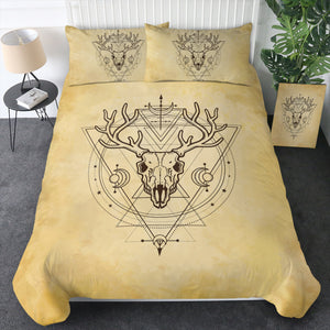 Vintage Deer Skull Zodiac SWBJ4504 Bedding Set