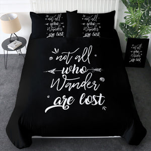 Quote Not All Who Wander Are Lost  SWBJ4505 Bedding Set