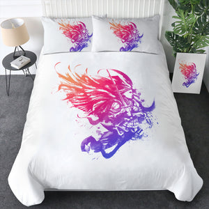 Gradient Color Fight Wings Warrior SWBJ4506 Bedding Set