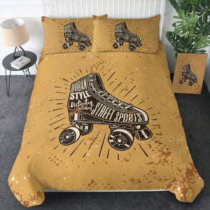 Retro Patin Shoes Urban Style Street Sport SWBJ4522 Bedding Set