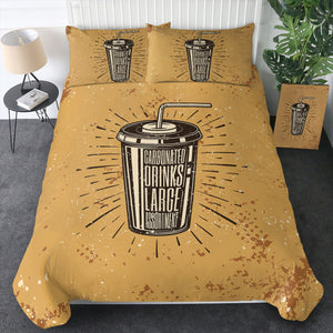 Retro Carbonated Drink Glass SWBJ4527 Bedding Set