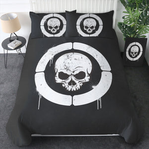 B&W Military Skull Spray SWBJ4534 Bedding Set