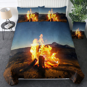 Burning Wood In The Desert  SWBJ4599 Bedding Set