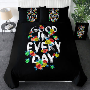 Floral Quote Good In Every Day SWBJ4639 Bedding set