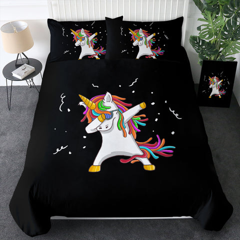 Image of Swag Dab Unicorn SWBJ4648 Bedding Set