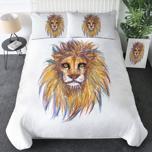 Lion Waxen Color Draw SWBJ5158 Bedding Set