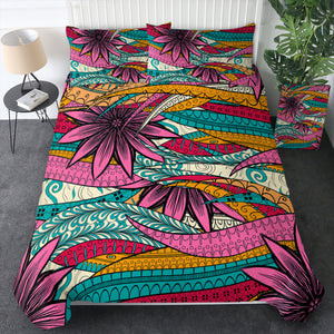 Colorful Mandala Palm Leaves SWBJ5190 Bedding Set