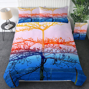 Beautiful Color Big Tree  SWBJ5454 Bedding Set