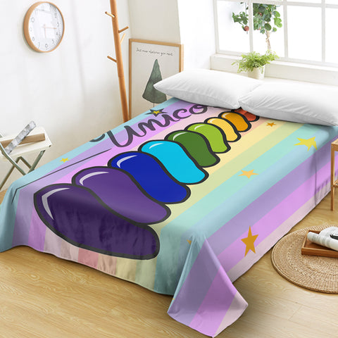 Image of Rainbow Horn SWCD0012 Flat Sheet