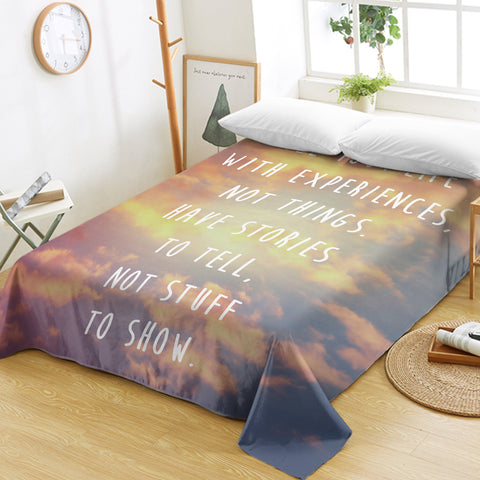 Image of Life Quote SWCD0077 Flat Sheet