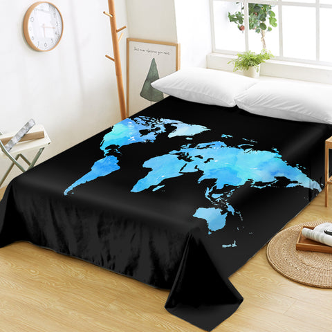 Image of World Map SWCD0663 Flat Sheet