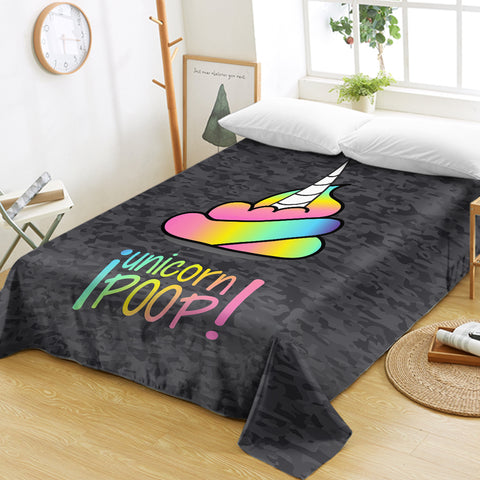 Image of Unicorn Poop SWCD0752 Flat Sheet