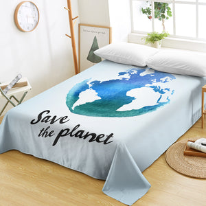 Save The Planet SWCD0854 Flat Sheet
