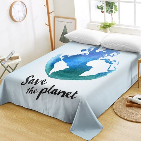 Image of Save The Planet SWCD0854 Flat Sheet