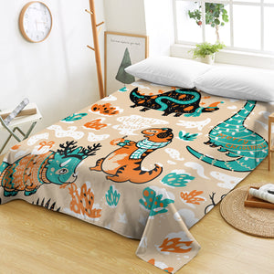 Cozy Dinos SWCD0876 Flat Sheet