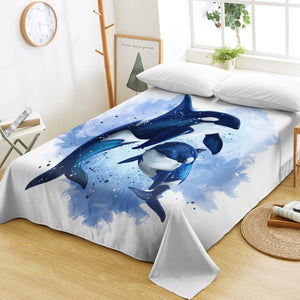 Killer Dolphins SWCD0881 Flat Sheet