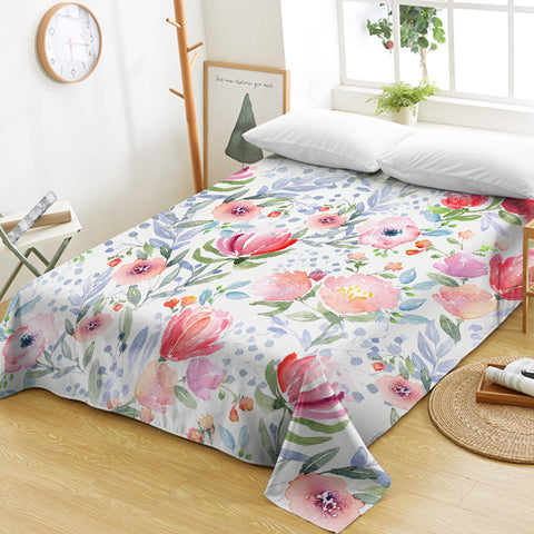 Image of Floral SWCD0990 Flat Sheet