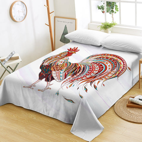 Image of Stylized Rooster SWCD1000 Flat Sheet