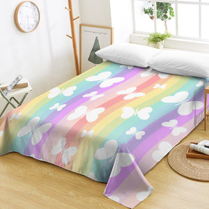 Rainbow Butterflies SWCD1008 Flat Sheet