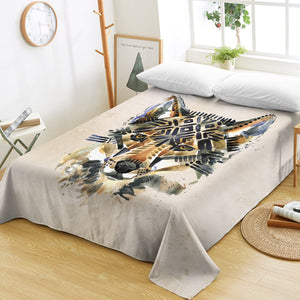 Tribal Wolf SWCD1123 Flat Sheet