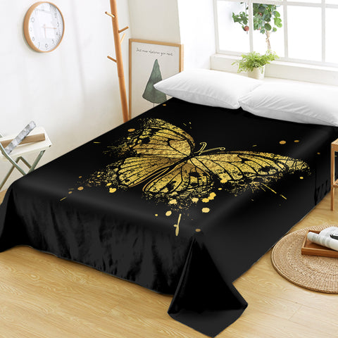 Image of Glided Butterfly SWCD1170 Flat Sheet