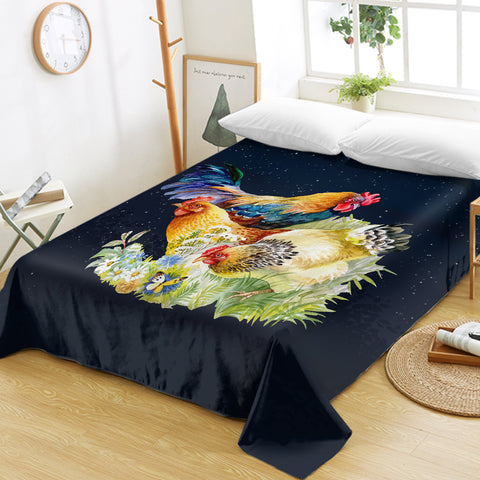 Image of Chicken Garden SWCD1193 Flat Sheet