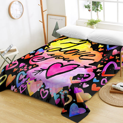 Image of Love You SWCD1378 Flat Sheet