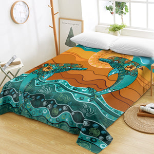 Leaping Dolphins SWCD1398 Flat Sheet