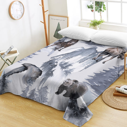 Image of Snow Beasts SWCD1553 Flat Sheet