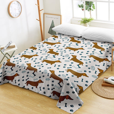 Image of Dachshunds SWCD2687 Flat Sheet