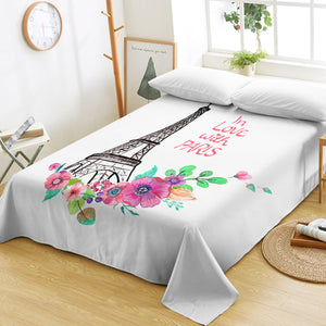 In Love With Paris SWCD2780 Flat Sheet