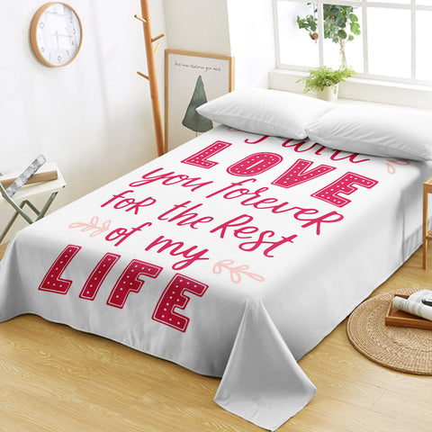 Image of The Love Of My Life SWCD3021 Flat Sheet