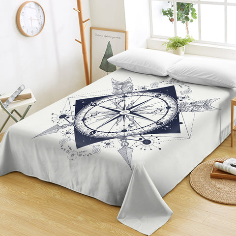Image of Arrows & Compass SWCD3349 Flat Sheet
